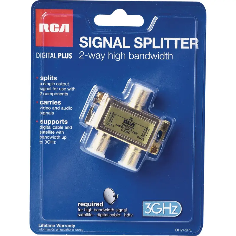 Rca Digital Plus 2-Way Coaxial Cable Splitter 1