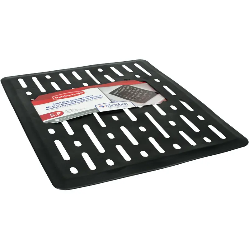 Rubbermaid Sink Mat – 10.7" X 12.7" Non-Slip Black Drain Protector For Kitchen Sinks 1