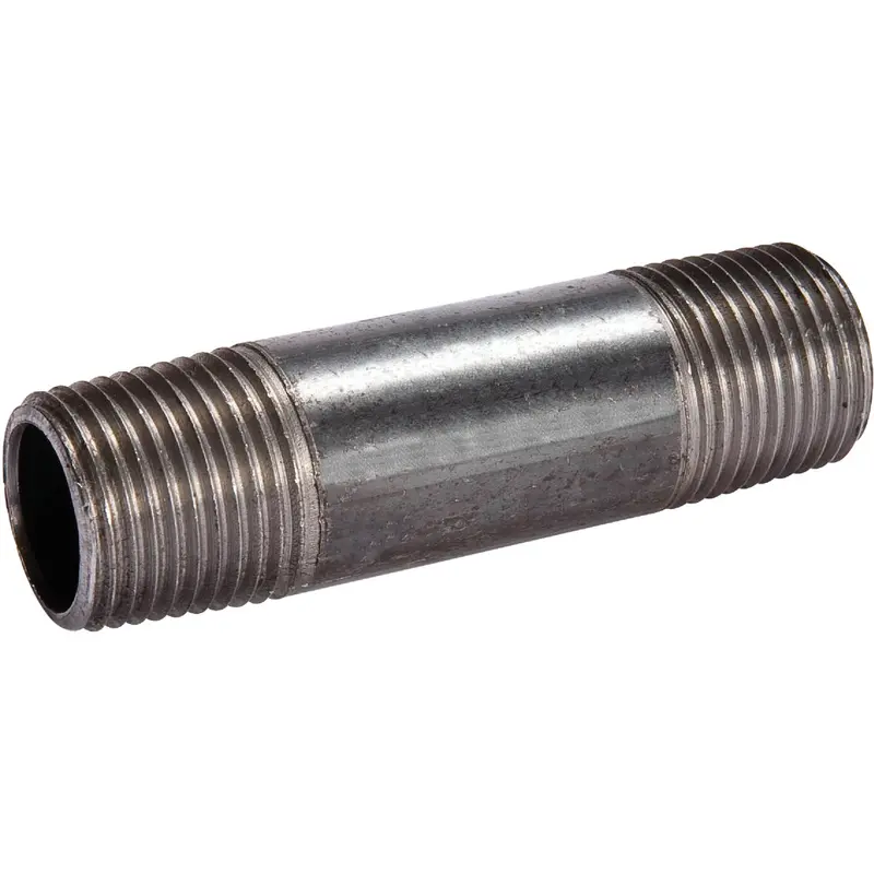 Southland Schedule 40 Black Iron Pipe Nipple: ½-Inch × 5-Inch 1