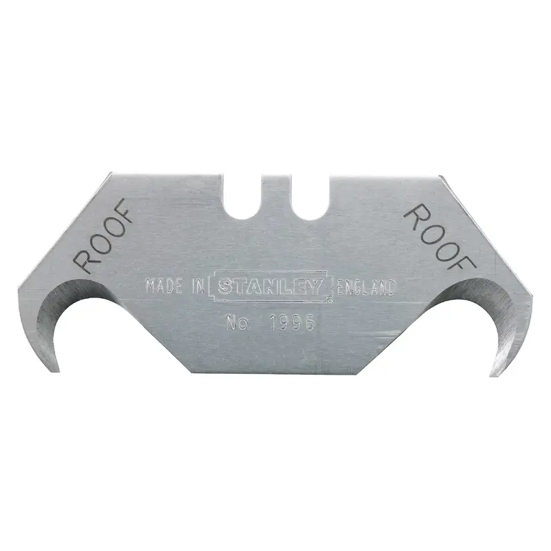 Stanley Heavy-Duty Utility Knife Blades – Dual-Ended Hook Style, 1-7/8 In., 5-Pack 1