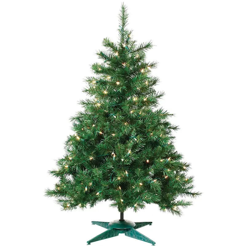 Sterling Colorado Spruce Artificial Christmas Tree – 2 Feet Tall, 50 Clear Incandescent Lights 1