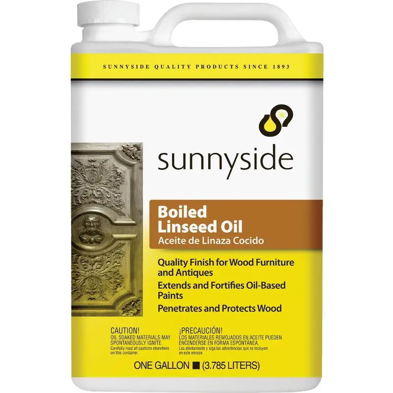 Sunnyside 1-Gallon Boiled Linseed Oil For Wood And Metal Finishing 1