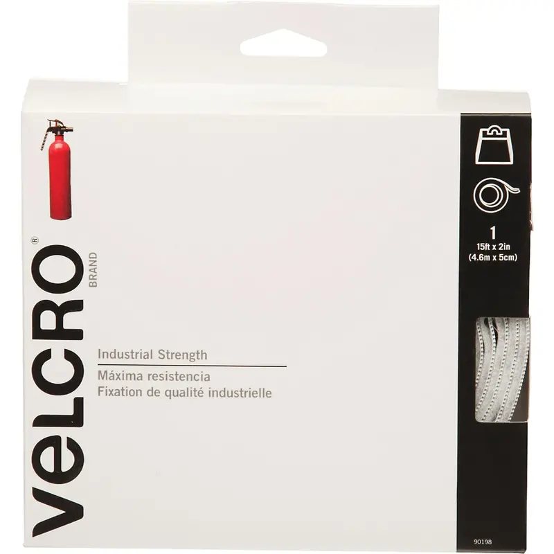 Velcro Brand Industrial Strength Hook And Loop Tape – 2" X 15 Feet, White 1