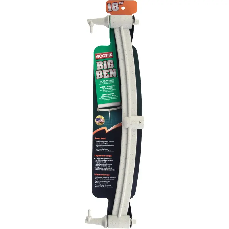 Wooster Big Ben 18-Inch Lightweight Threaded Roller Frame For Paint Application 1